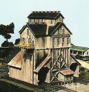 Blair Line 86 N Scale Cash Mine Works Ore House -- 4 x 4-1/2 x 5" 10 x 11.2 x 12.5cm