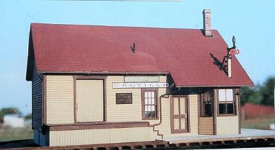 BTS 17123 O Scale Craftsman Kits - Saltillo Station -- 46' x 38'