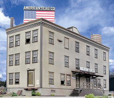 BTS (Better Than Scratch) 28108 HO Scale American Flag Company -- 10 x 5-1/2"