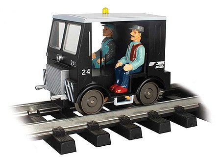 Bachmann 96258 G Scale Speeder - Standard DC with Strobe and Headlight -- Norfolk Southern 24 (black)