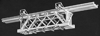 Campbell Scale Models 761 HO Scale 50' Deck Timber Bridge -- 14" 35.5cm