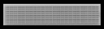 Cannon & Company 1411 HO Scale Wire Grilles -- EMD Mid-production GP38-2, SD38-2 and most SD45-2