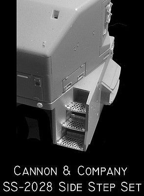 Cannon & Company 2028 HO Scale Side Step Set,Photo-Etched Brass -- For Athearn Genesis F45 & FP45