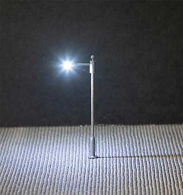 Faller 272122 N Scale LED Streetlight on Mast -- Adjustable height up to 2-9/16" 6.5cm tall pkg(3)