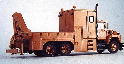 Custom Finishing 7072 HO Scale Wreck Crane Supply Carrier Body - Kit (unpainted metal) -- Fits Atlas Ford Tractor (Sold Separately)