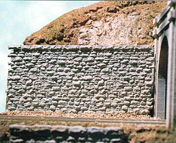 Chooch Enterprises 8302 All Scale Random Stone Retaining Wall -- Medium - 7 x 3-3/8" 17.8 x 8.6cm