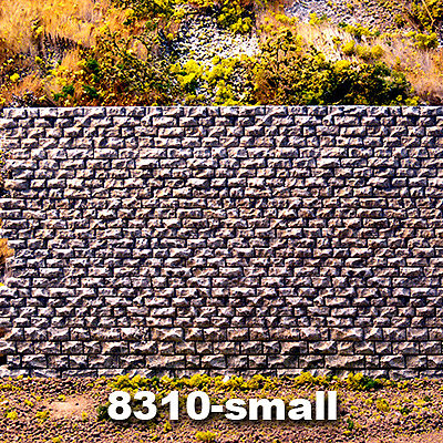 Chooch Enterprises 8310 All Scale Cut Stone Retaining Wall -- Small - 6-3/4 x 3-13/32" 17.1 x 8.7cm
