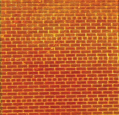Chooch Enterprises 8622 All Scale Flexible Brick Wall Sheet 2-Pack -- Medium for HO Scale: 3-3/4 x 12" 9.5 x 30.5cm