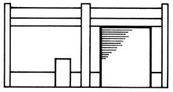 City Classics 204 HO Scale Short Lower Walls -- With Doors pkg(2)