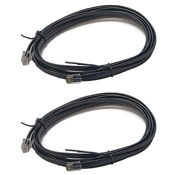 Digitrax LNC82 All Scale LocoNet Cable pkg(2) -- 8' 2.4m