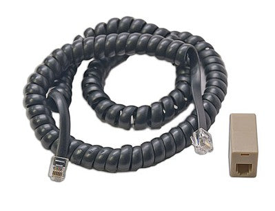 Digitrax LNCCMC1 All Scale Coiled Cord & RJ12 Modular Adapter