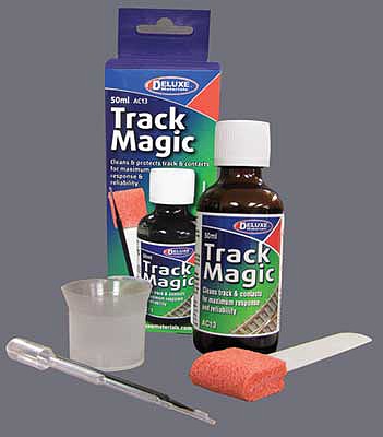 Deluxe Materials AC13 All Scale Track Magic Liquid Track Cleaner -- 1.7oz 50mL
