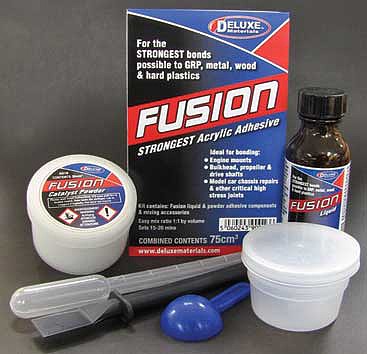 Deluxe Materials AD19 All Scale Fusion Acrylic Adhesive -- 2.5oz 75ml