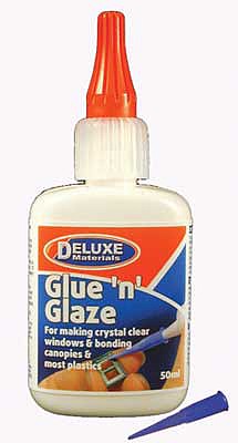 Deluxe Materials AD55 All Scale Glue 'n' Glaze Film-Forming Polymer -- 1.7oz 50mL