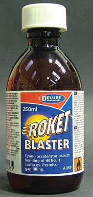 Deluxe Materials AD59 All Scale Roket Blaster -- Cyanoacrylate CA Accelerator - 8-1/2oz 250mL