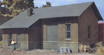 Design Preservation Models 10700 HO Scale Freight Depot - Kit - Woodland Scenics DPM Landmark Structures(R) -- 100 Series - 5-3/4 x 4-3/4" 14.5 x 12cm