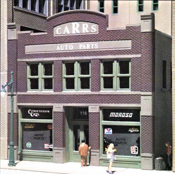 Design Preservation Models 11600 HO Scale Carr's Parts - Woodland Scenics DPM Landmark Structures(R) -- Kit - 4-3/4 x 3-3/4" 12 x 9.5cm