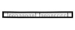 Design Preservation Models 60132 N Scale N Scale Modulars System(TM) (Plastic) -- Cornice - 3-3/8 x 1/4" 8.5 x .6cm pkg(9)