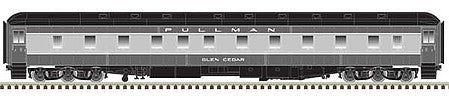 Atlas Model Railroad 20005109 HO Scale Pullman 6-3 Sleeper - Ready to Run -- Pullman "Glen Devon" (2-Tone Gray, black)