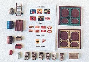 JL Innovative Design 506 HO Scale Loading Dock Detail Set -- Kit