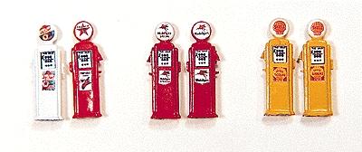 JL Innovative Design 514 HO Scale Deluxe Custom Gas Pump -- Texaco pkg(2)