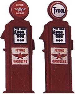 JL Innovative Design 589 HO Scale Deluxe Custom Gas Pumps - Painted -- Flying "A"