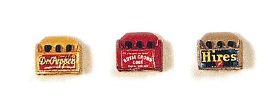 JL Innovative Design 827 HO Scale Soda Cases -- Mixed Brands