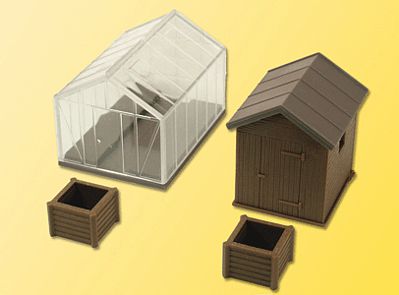 Kibri 38144 HO Scale Greenhouse