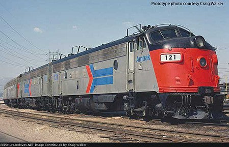 Walthers Proto 920-49512 HO Scale EMD FP7 - F7B Standard DC -- Amtrak #113, 167 (Ex-SP, Phase I; Red, Platinum Mist, Black; Headless Arrow)