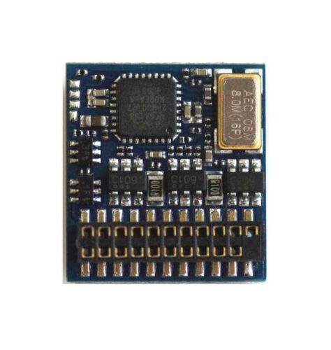LokSound by ESU 54621 All Scale LokPilot Fx V4.0 Function-Only DCC-MM-SX Decoder -- 21MTC NEM660 Interface
