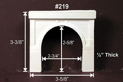 Monroe Models 219 N Scale Clrkbg-B&O dbl tun portal