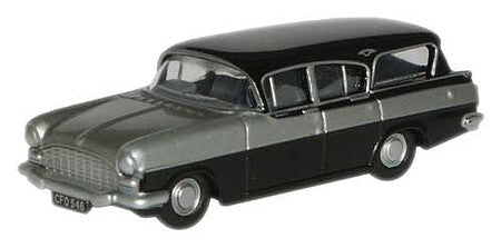 Oxford Diecast NCFE004 N Scale Vauxhall Cresta Friary Estate Station Wagon - Assembled -- Silver, Black