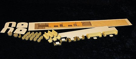 Palace Car Co 9580 HO Scale Universal Interior - Kit -- Lightweight Sleeper-Lounge w/6 DB, Berths & Lounge