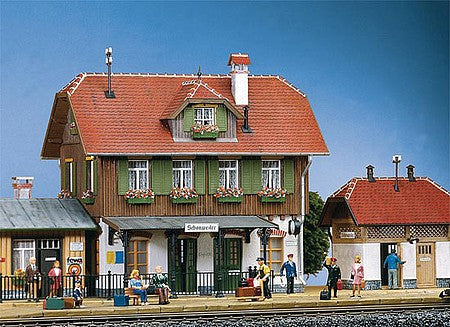 Pola 330901 G Scale Schonweiler Station -- 18-7/8 x 15-5/8 x 18-1/2" 48 x 39 x 47cm