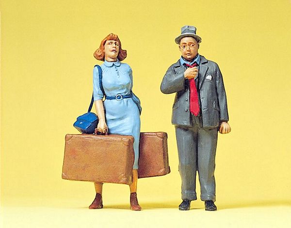 Preiser 63086 11689 Scale Travelers (1:32) -- Standing