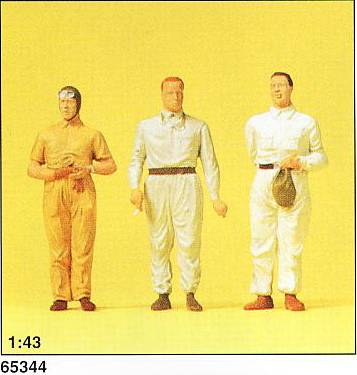 Preiser 65344 O Scale Sports & Recreation -- Early Motor Racing Drivers