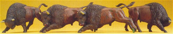 Preiser 20391 HO Buffalos (4)