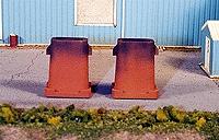 Rix Products 602 HO Scale Ingot Molds w/Stools -- pkg(2)