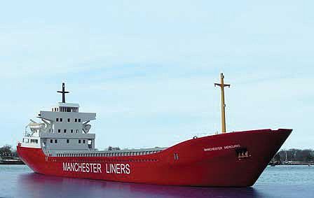 Sylvan Scale Models HO1123 HO Scale Modern Container Ship - Resin Kit -- 280' Scale Long