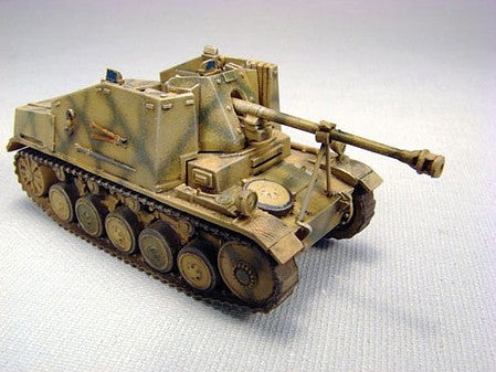 Trident Miniatures 87099 HO Scale Former Germany Army WWII - Armored Vehicles -- Sd.Kfz 131 Marder II (Marten) Tank Destroyer