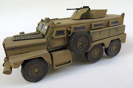 Trident Miniatures 87136 HO Scale United States & Allies Vehicles - Metal & Resin Kit -- MRAP Cougar HE 6x6 Armored Vehicle