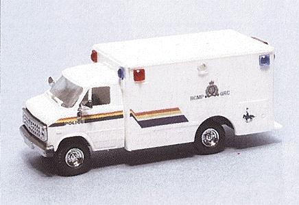 Trident Miniatures 90299 HO Scale Ambulances (Limited-Edition) - Emergency - Police Vehicles -- Royal Canadian Mounted Police