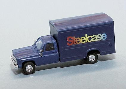 Trident Miniatures 90346 HO Scale Chevrolet Pickup with Box Body -- Steelcase Van Lines