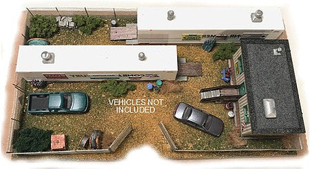 The N Scale Architect 20103 N Scale Job Site Details Assortment -- Unpainted Metal Castings - Over 12 Pieces