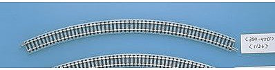 TomyTec 1126 N Scale Curve Track C354-45 - Fine Track -- 13-15/16" 354mm Radius, 45 Degree Sections pkg(2)