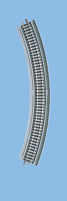 TomyTec 1172 N Scale Overhead Viaduct Curved Track HC317-45 - Fine Track -- 12-1/2" 317mm Radius, 45 Degree Sections pkg(2)