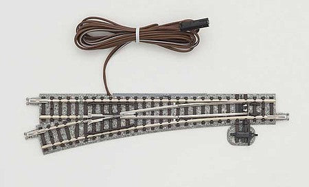 TomyTec 12726 N Scale Remote Turnout (Points) N-PL541-15 - Fine Track -- Left Hand, 21-5/16" 541mm Radius, 15 Degree Diverging Route