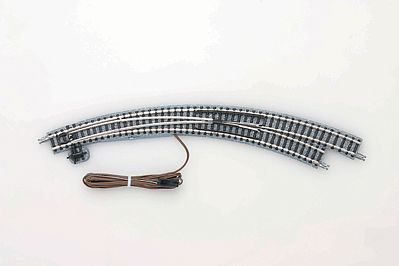 TomyTec 1278 N Scale Remote Curved Turnout (Points) CPR317/280-45 - Fine Track -- Right Hand w/12-1/2 & 11" 317 & 280mm Radii, 45 Degree Curve Segment