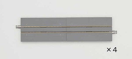 TomyTec 17936 N Scale Street Track Straight S140-WT - Fine Track -- 5-1/2" 140mm pkg(4)