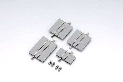 TomyTec 1798 N Scale Wide Trolley/Streetcar (Tram) Straight 4-Piece Set S18.5/37/47.5-WT - Fine Tra -- 1 Each 3/4 & 1-7/8" 18.5 & 47.5mm & 2 Each 1-7/16" 37mm Sections
